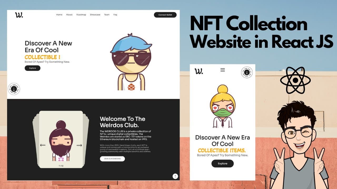 NFT Collection Website - React Js